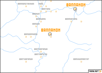 map of Ban Nam Om