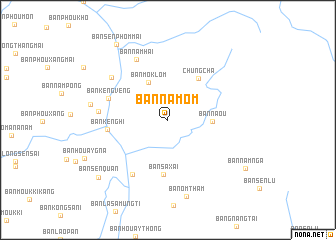 map of Ban Nam-Om