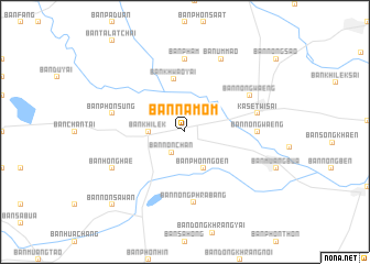 map of Ban Nam Om