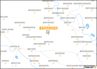 map of Ban Nam Om