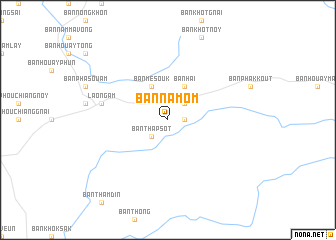 map of Ban Nam-Om