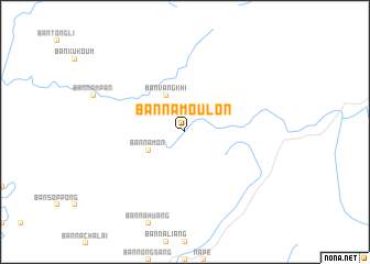 map of Ban Nam Oulon