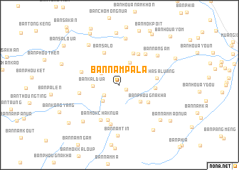 map of Ban Nampala