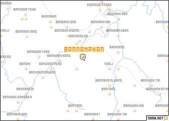 map of Ban Nam Phan