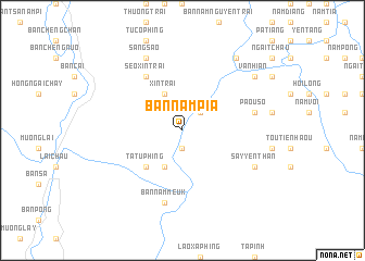 map of Bản Nam Pia