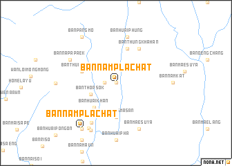 map of Ban Nam Pla Chat