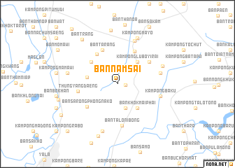 map of Ban Nam Sai