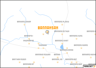 map of Ban Nam Sam