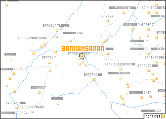 map of Ban Namsanan