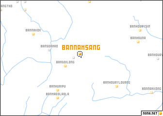 map of Ban Nam Sang