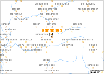 map of Ban Nam Sa