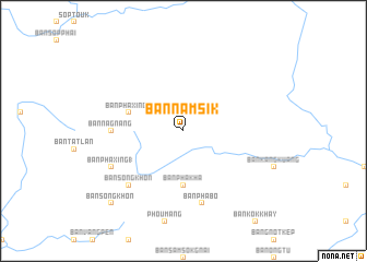 map of Ban Namsik