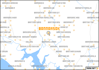 map of Ban Nam Sok