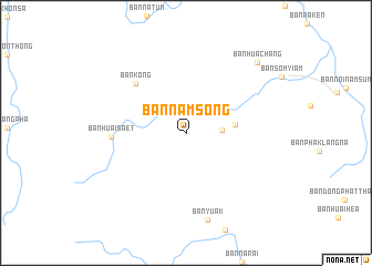 map of Ban Nam Song