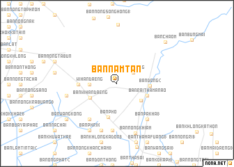 map of Ban Nam Tan
