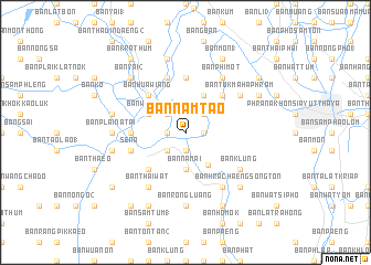 map of Ban Nam Tao