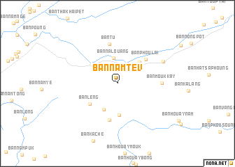 map of Ban Nam Tév