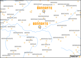 map of Ban Namtè