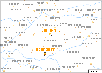 map of Ban Namtè