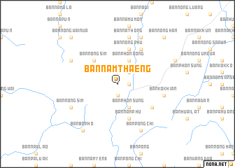 map of Ban Nam Thaeng