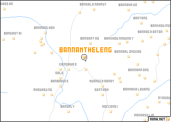 map of Ban Nam The Leng