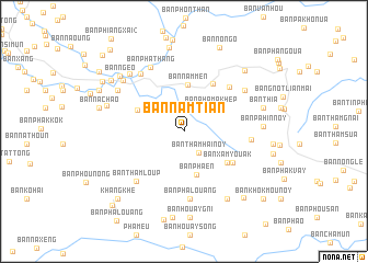 map of Ban Namtian