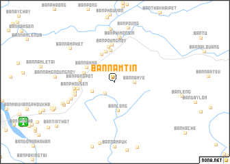 map of Ban Namtin