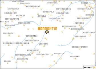 map of Ban Namtin