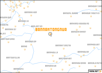 map of Ban Namtong-Nua