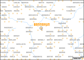 map of Bản Nâm Un