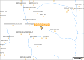 map of Ban Nam Wa