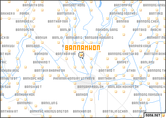 map of Ban Nam Won