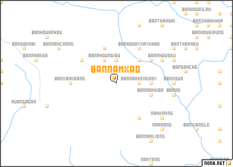 map of Ban Namxao