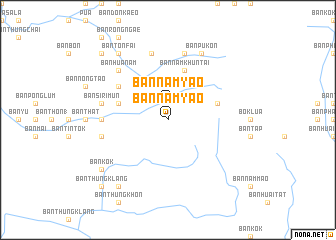 map of Ban Nam Yao