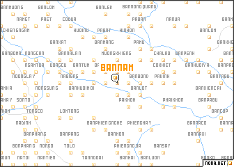 map of Bản Nam