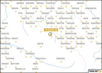 map of Bản Nam