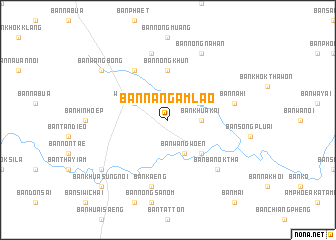 map of Ban Na Ngam Lao