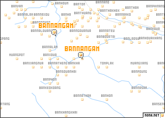 map of Ban Nangam