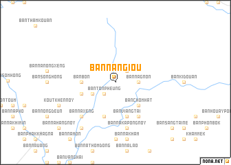 map of Ban Nangiou