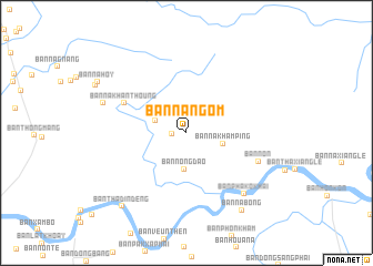 map of Ban Nangôm