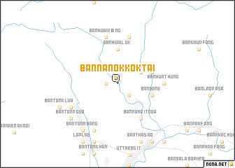 map of Ban Na Nok Kok Tai