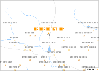map of Ban Na Nong Thum