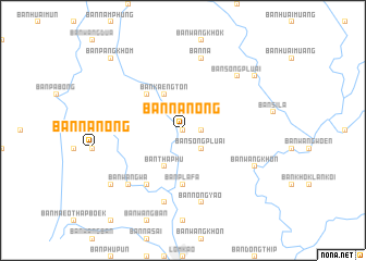 map of Ban Na Nong