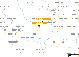 map of Ban Na Nua