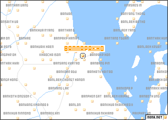 map of Ban Na Pa Kho