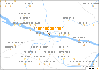 map of Ban Na Pak Soun