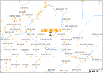 map of Ban Napèn