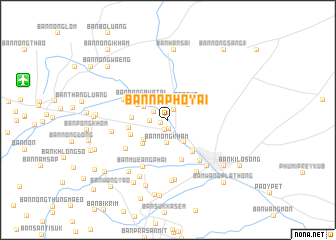 map of Ban Na Pho Yai