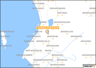 map of Ban Na Phrao