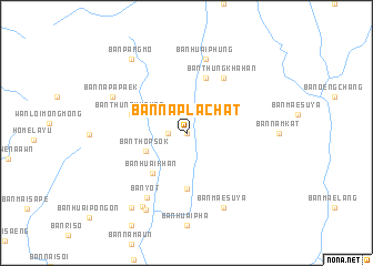 map of Ban Na Pla Chat